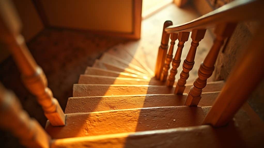 ascending steps symbolize growth