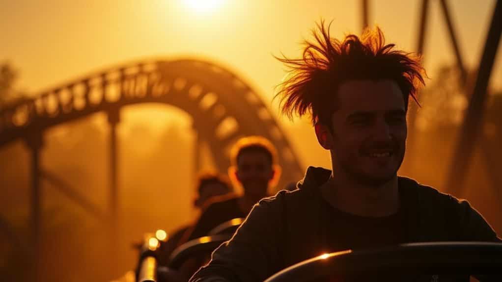 fearful excitement fuels rush