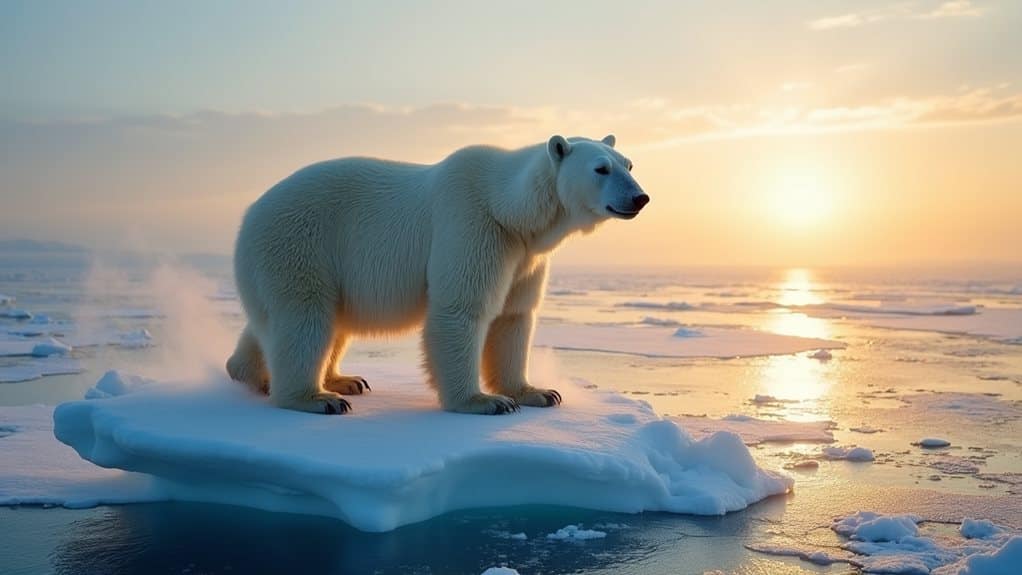 majestic solitary arctic predator