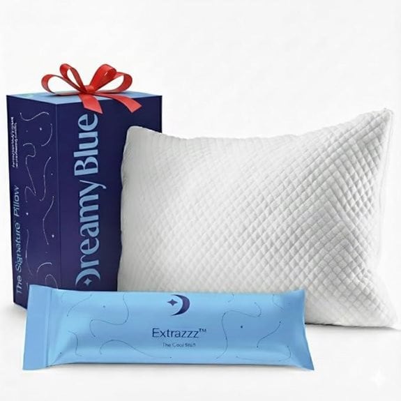 DreamyBlue Adjustable Memory Foam Pillow (Queen)