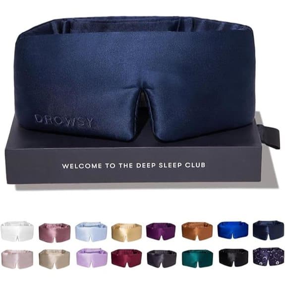 DROWSY Silk Sleep Mask for Total Darkness