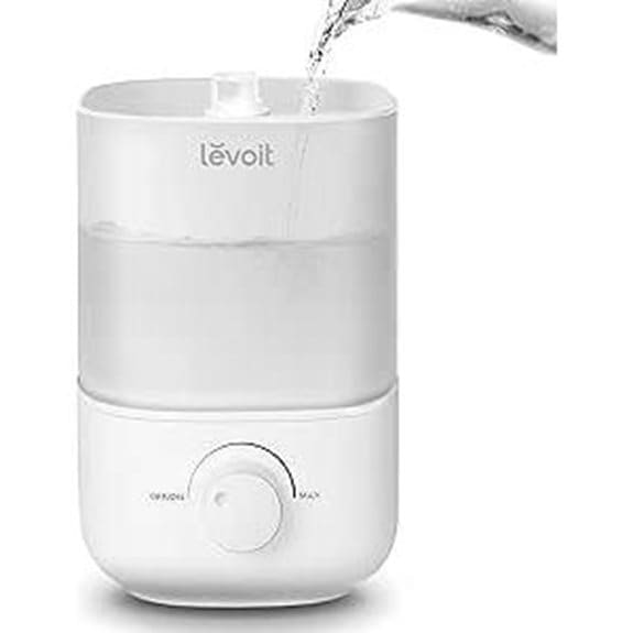 LEVOIT Top Fill Humidifier for Bedroom 2.5L