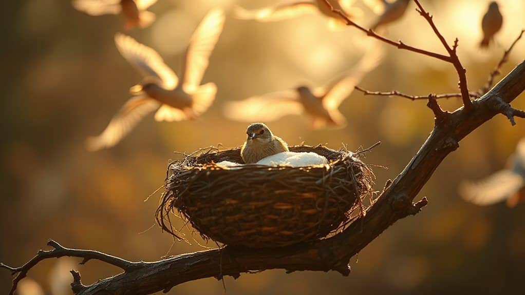 nest symbolizes divine protection