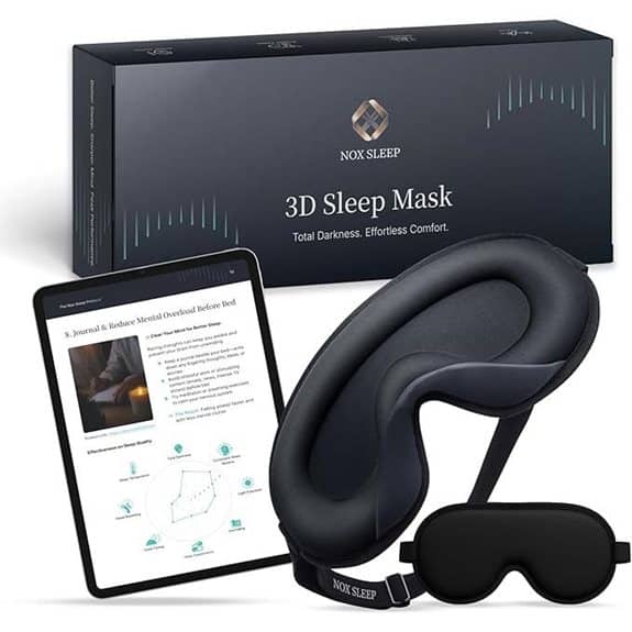 Nox Sleep 3D Blackout Eye Mask (Black)