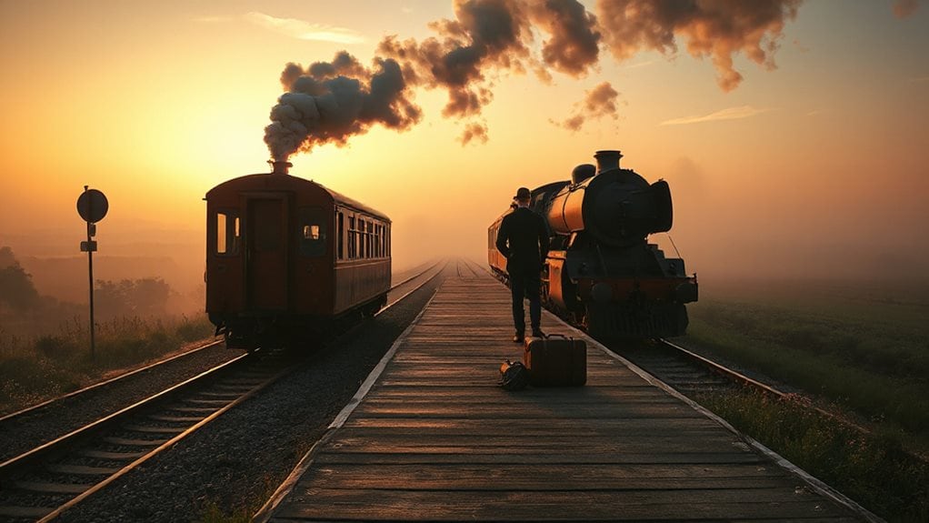 trains symbolize life transitions