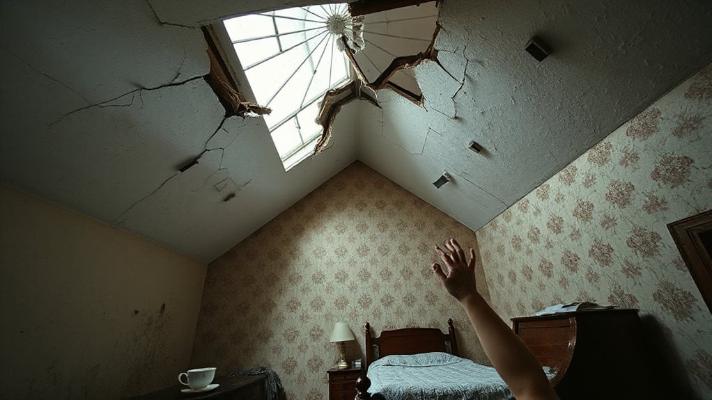 ceiling symbolizes emotional boundaries