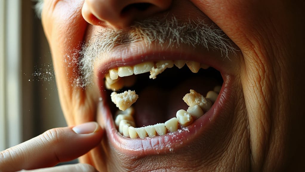 crumbling teeth signify decline