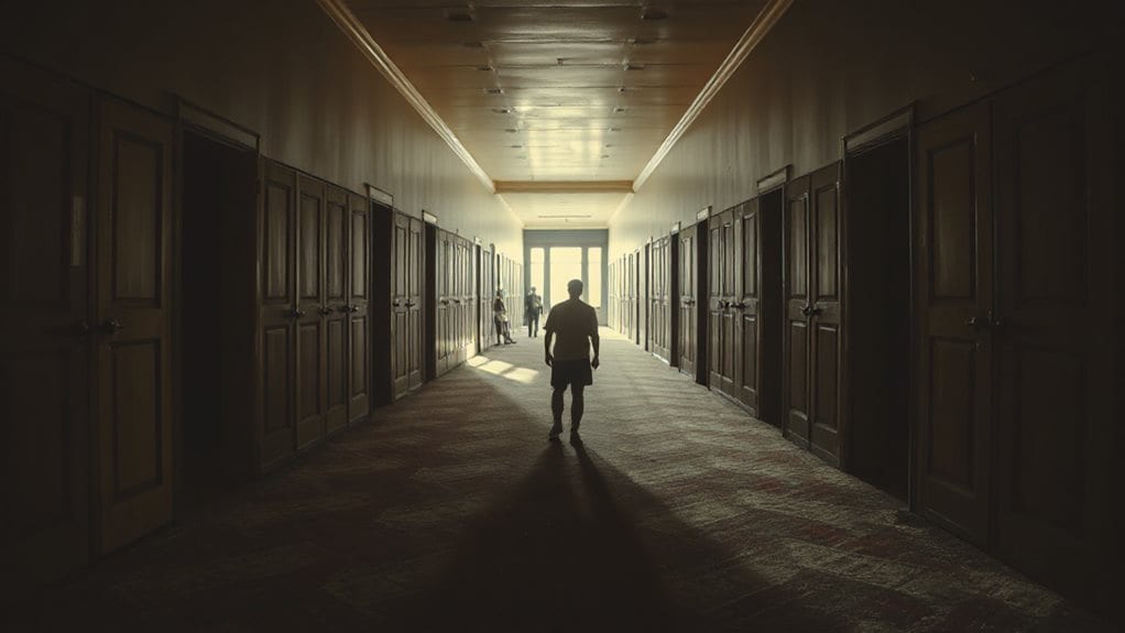 endless hallways symbolizing change