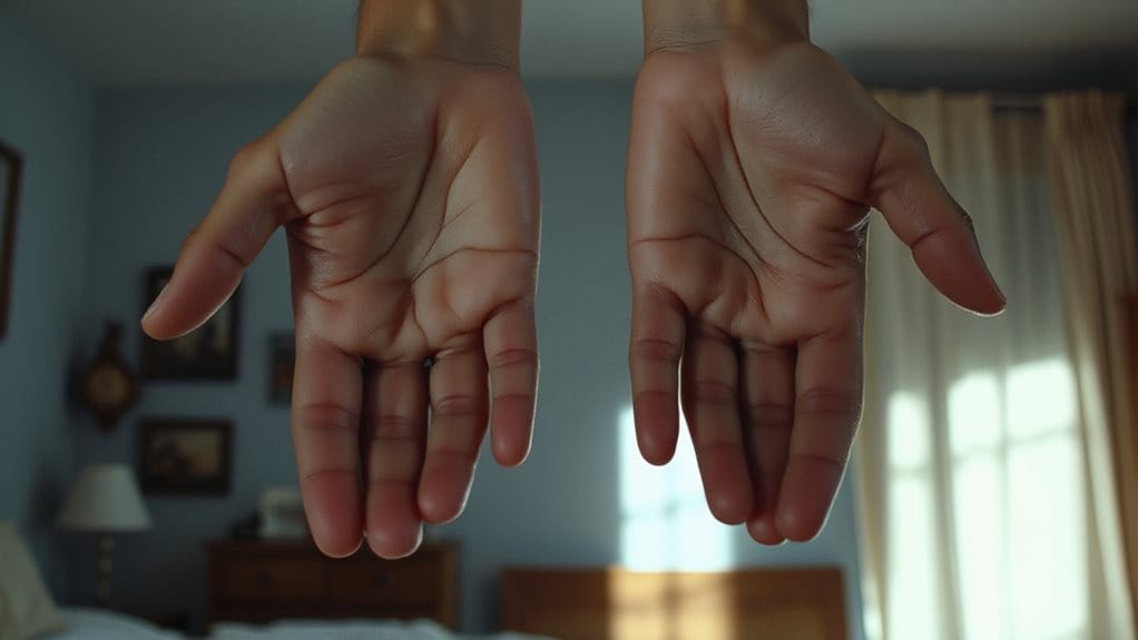 hands paralysis symbolizes helplessness
