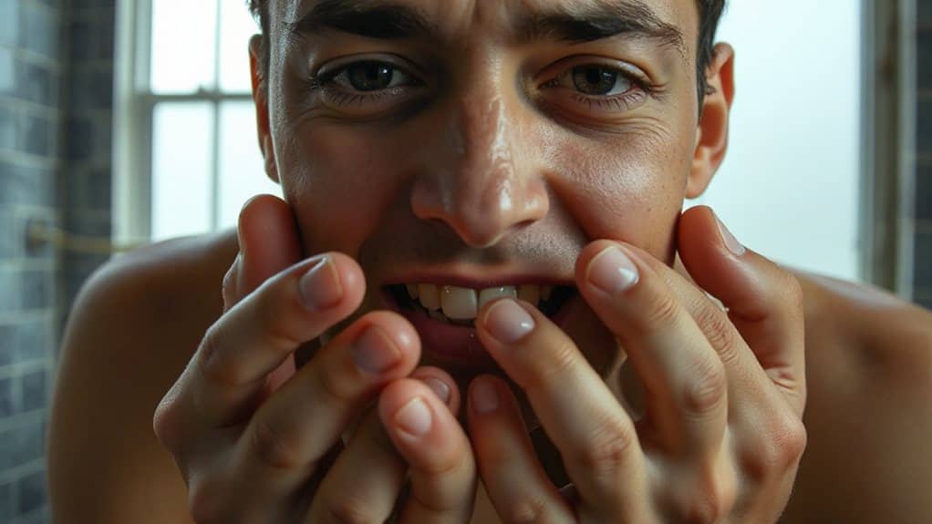 teeth crumbling symbolizes anxiety