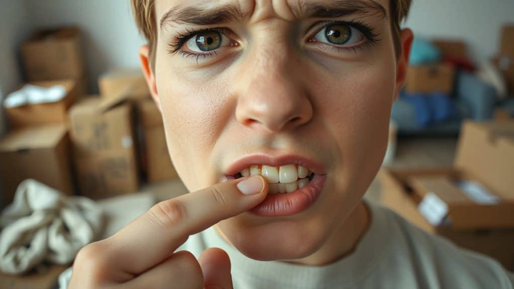 anxiety driven symbolic teeth loss