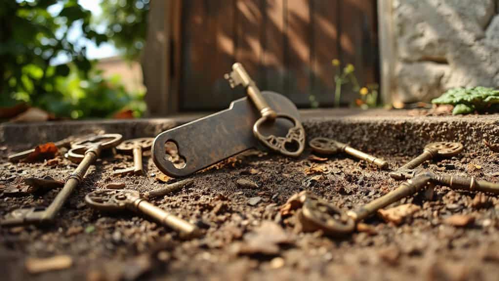 lost keys symbolize blocked access