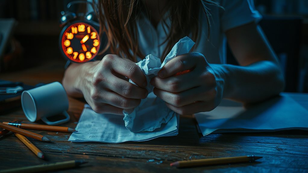 nighttime exam anxiety reduction