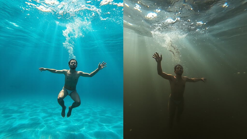 water clarity reflects emotional state
