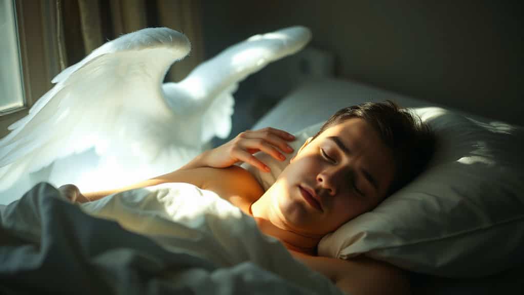 angel touch signals inner emotion awakening