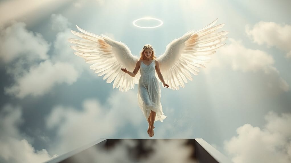 angel watching over you protection implied