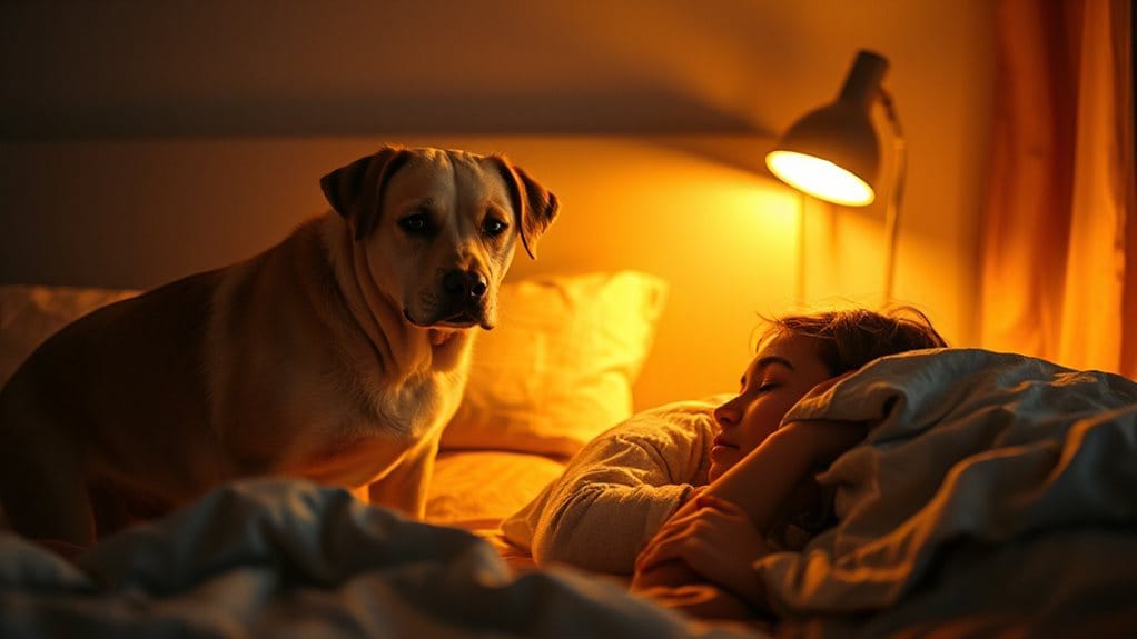 dog protects you loyal spiritual guardian