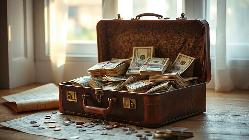 dream about sudden hidden wealth