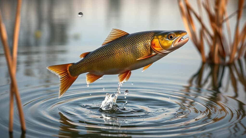 dream of fish jumping out of water