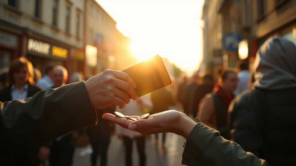 dream of giving last money generosity drains