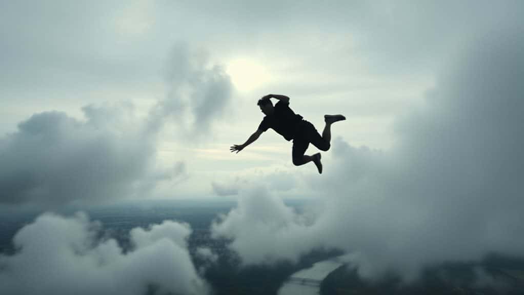 dream of plummeting helpless loss