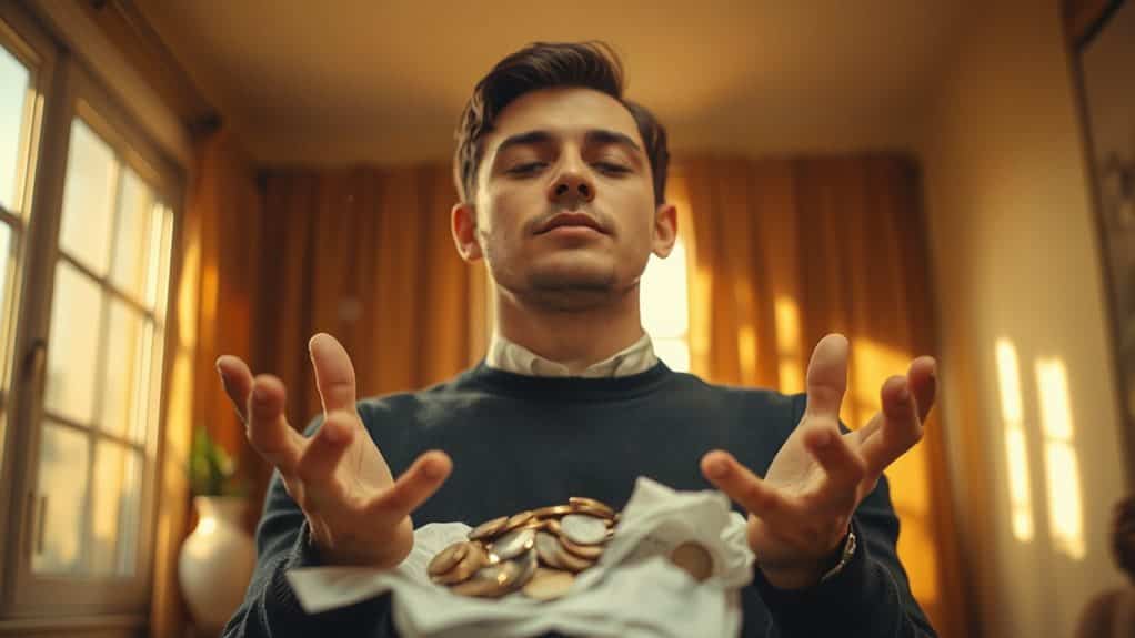 dream paying off a large debt