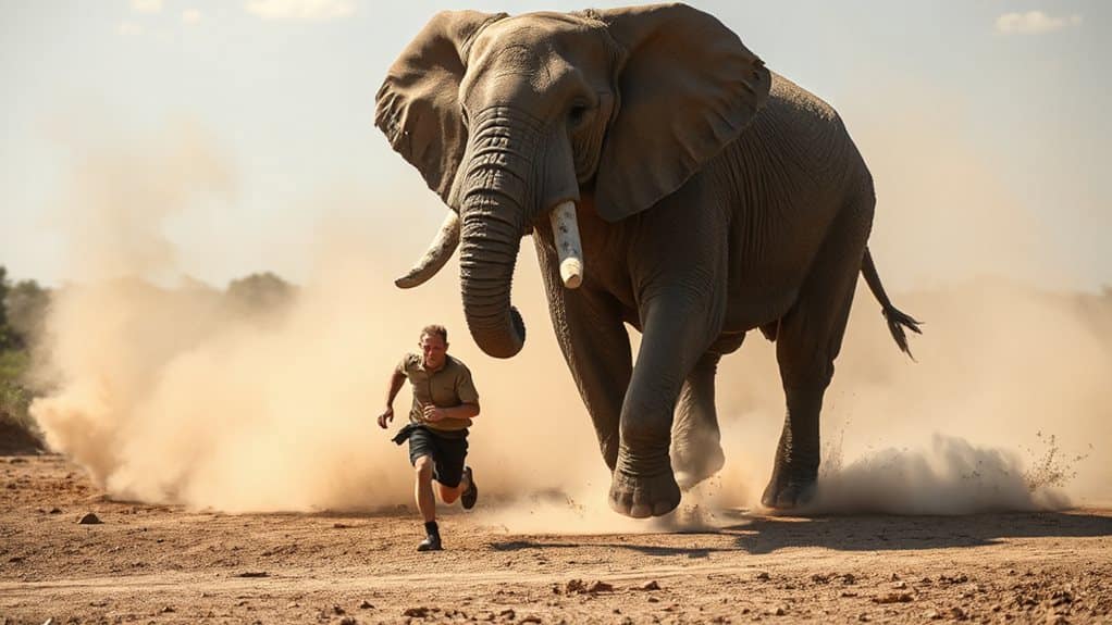 elephant pursuit mirrors overwhelming pressure