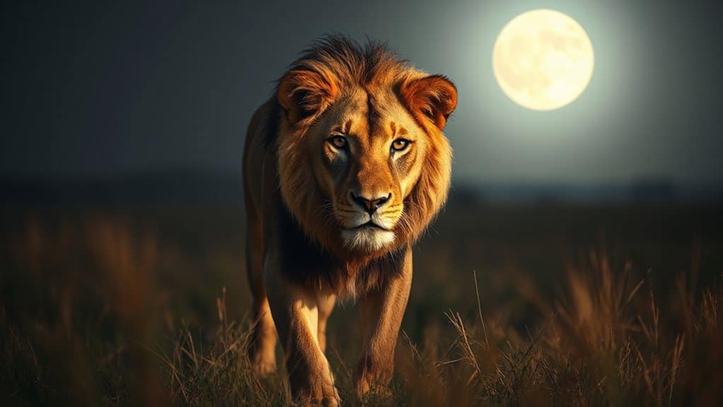 lion protecting you strength and protection