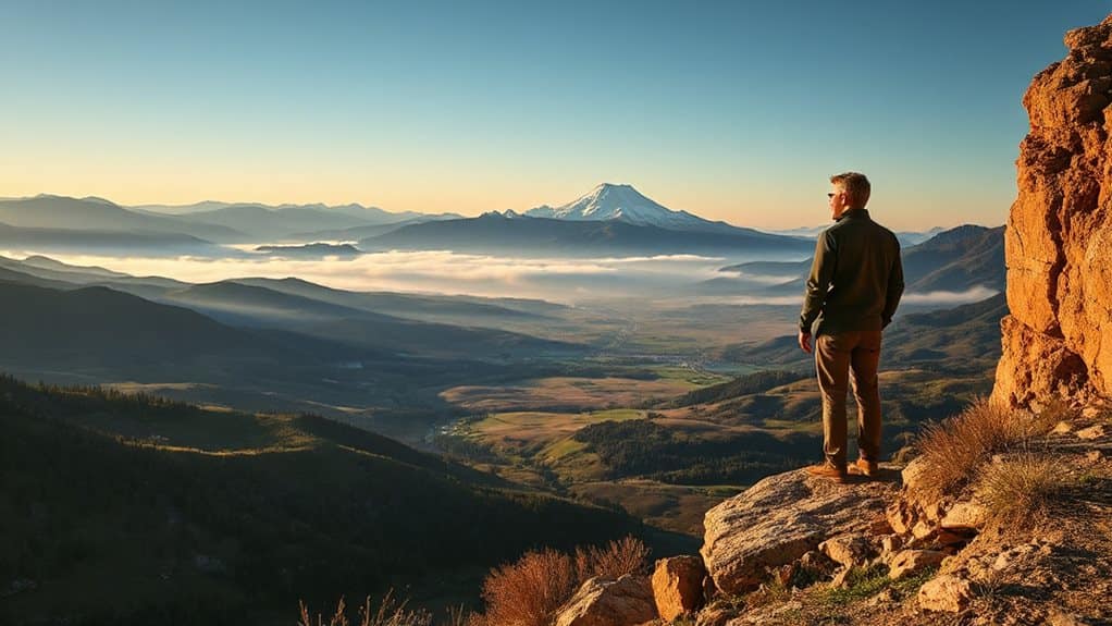 looking over vast valley insight