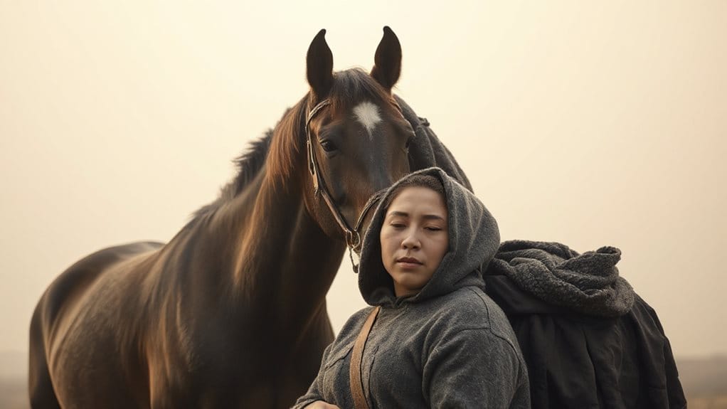 protective horse reveals inner strength