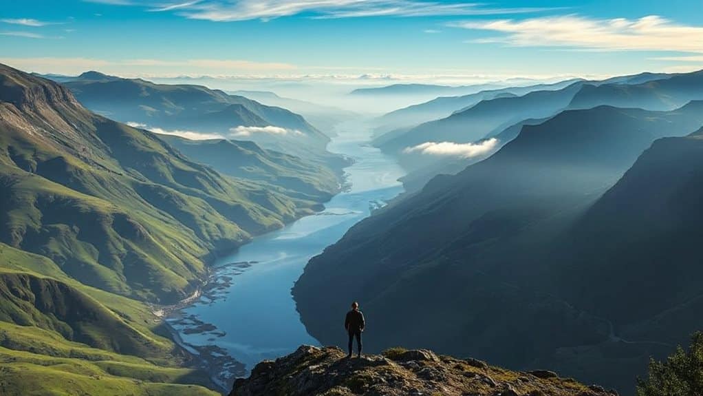 river of emotional renewal through valley