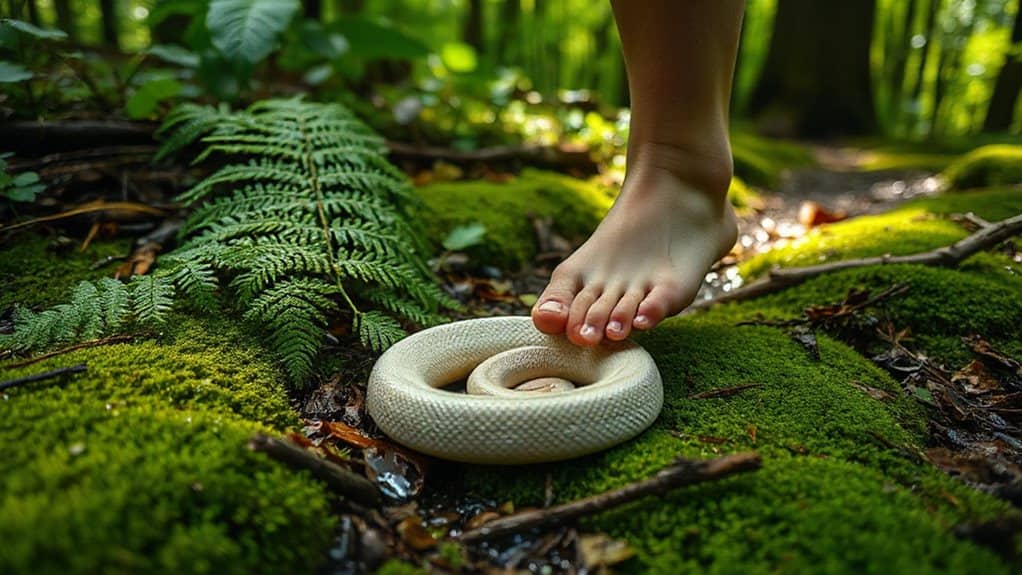 stepping on snake signals transformation and boundaries