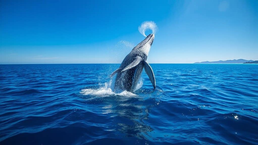 whale leaps symbolize emotional liberation
