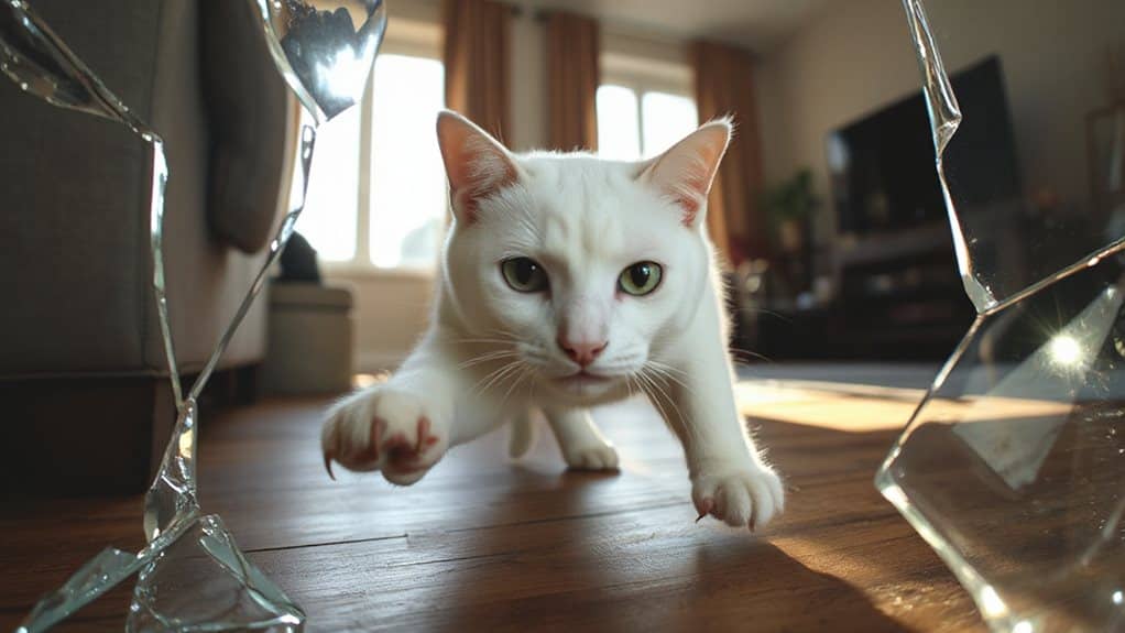 white cat attack reveals inner conflict