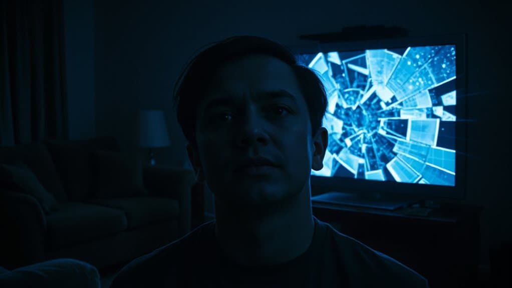 broken tv broadcast exposure anxiety