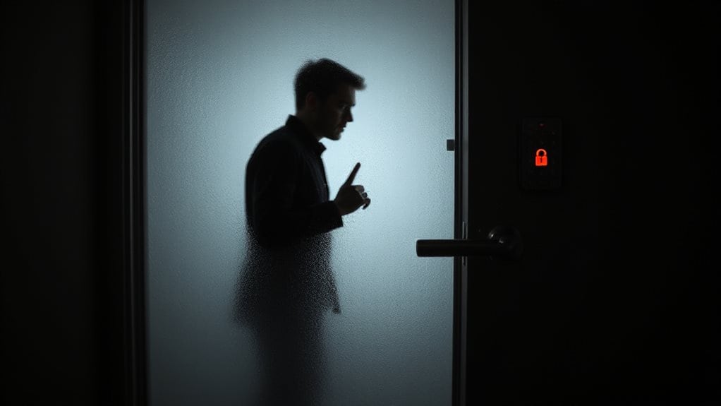 locked out lacking inner key