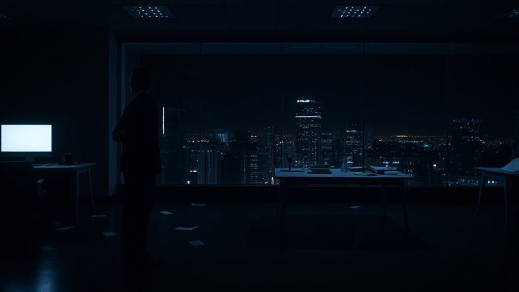 office lights flicker fear