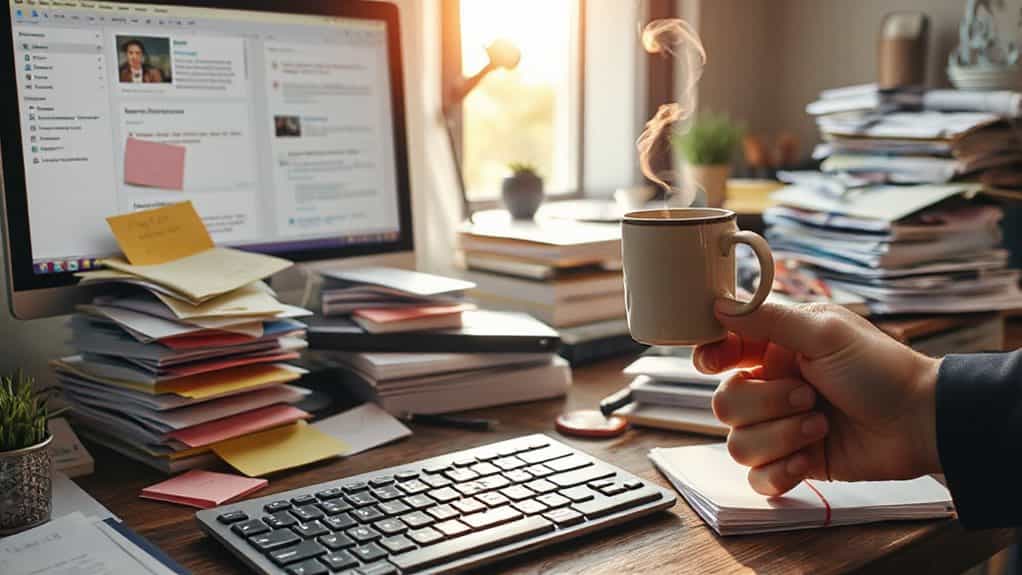 overwhelmed inbox stress meaning
