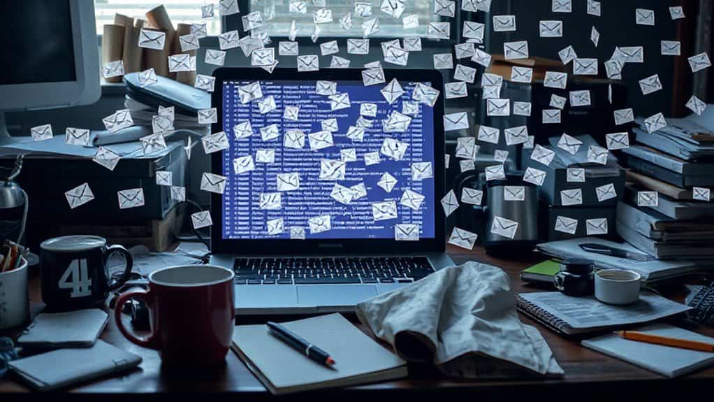 overwhelming unread messages await