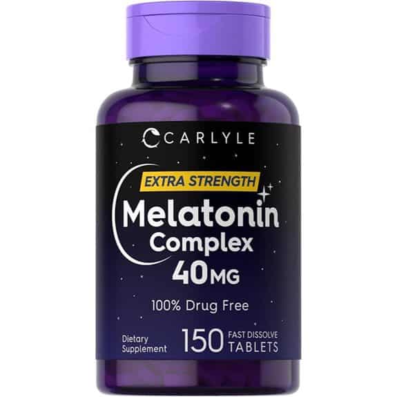 Carlyle Melatonin 40mg Complex 150 Fast Dissolve Tablets