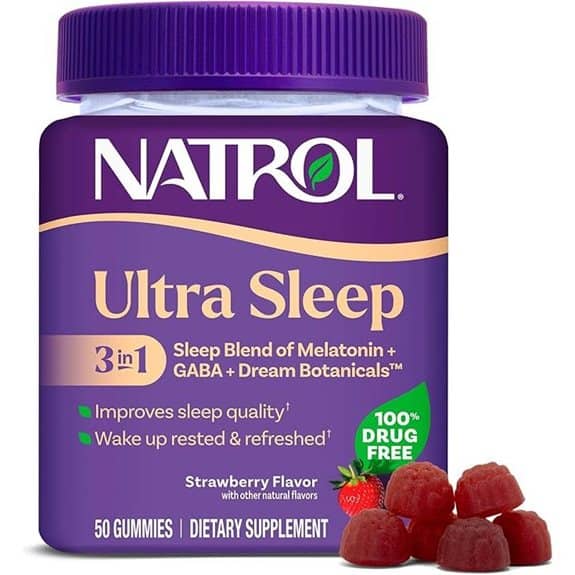 Natrol Ultra Sleep 3-in-1 Sleep Aid Gummies