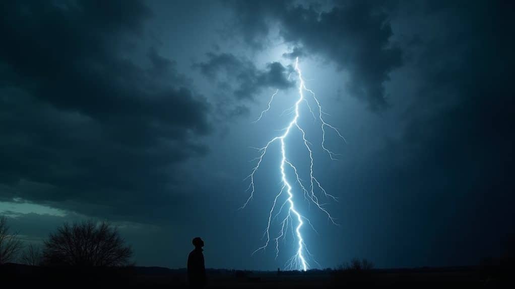 lightning symbolizes sudden change