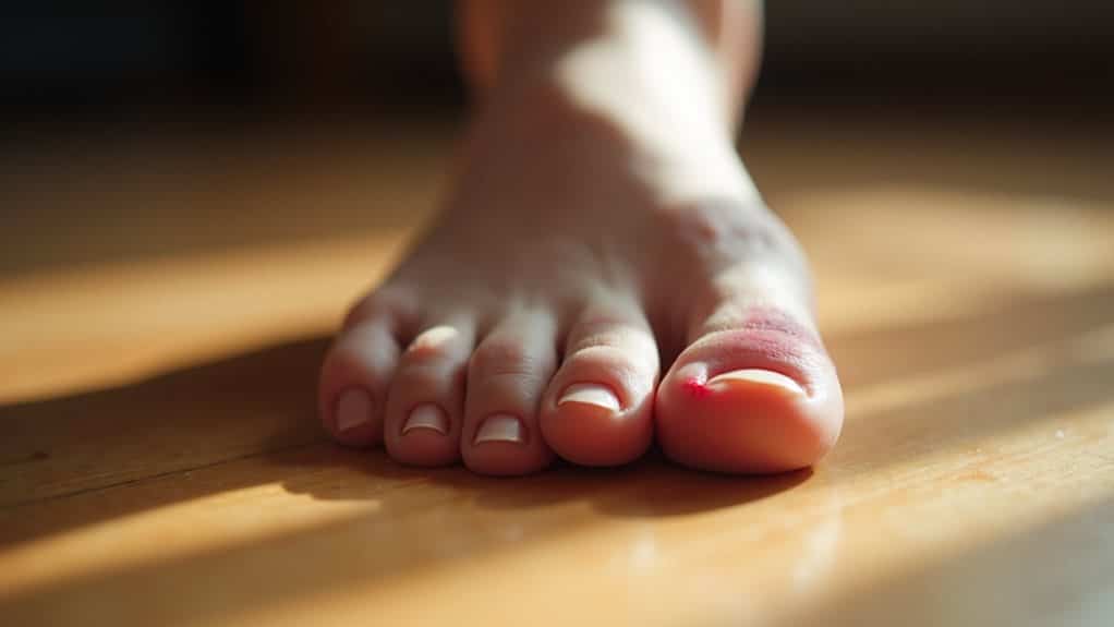 right toe upcoming visits left toe challenges