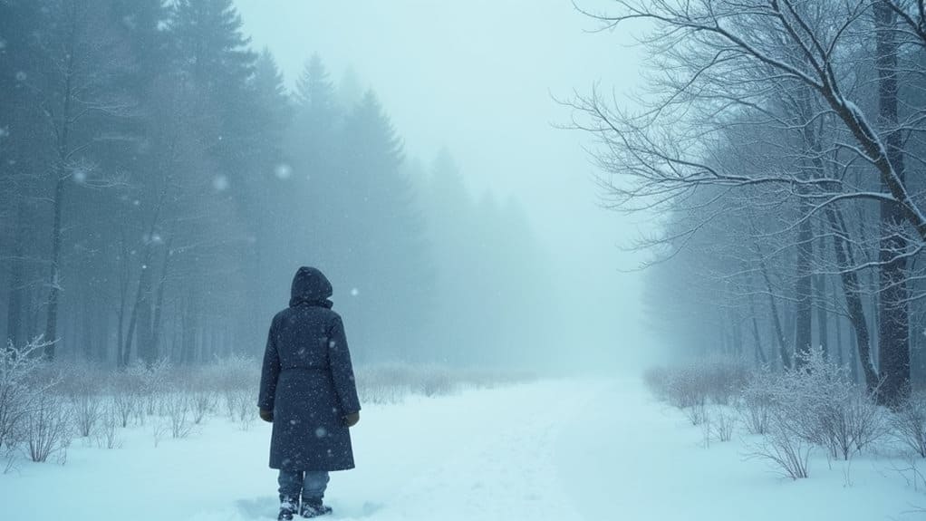 snowstorm reveals emotional chaos