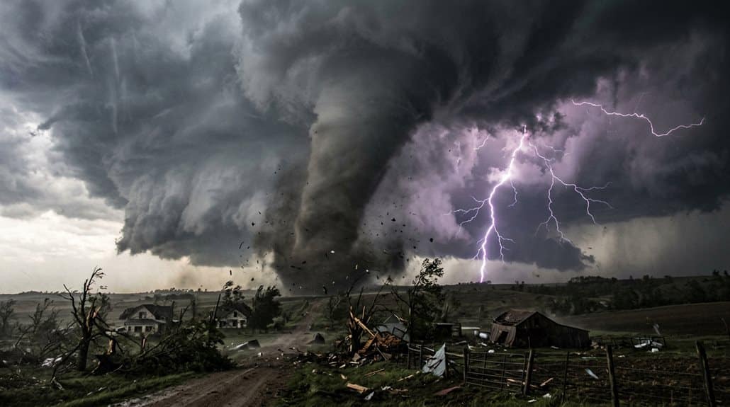 tornado symbolizes chaos and change